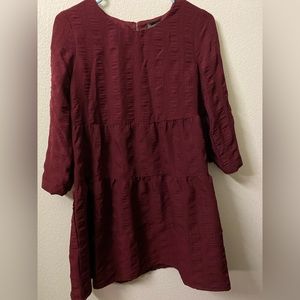 Short Burgundy Dress